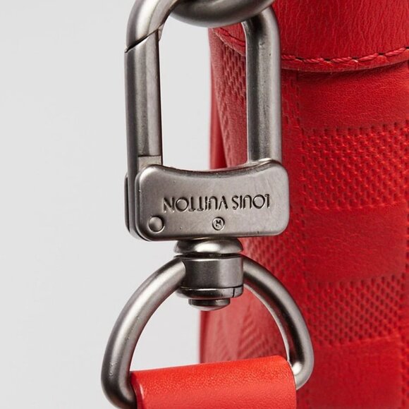 Louis Vuitton Fusain Damier Infini Leather Tadao PM Tote Bag - Picture 5 of 12